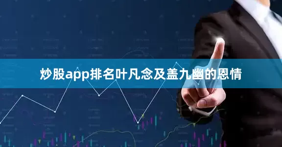 炒股app排名叶凡念及盖九幽的恩情