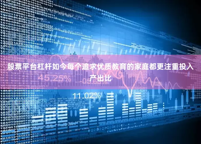 股票平台杠杆如今每个追求优质教育的家庭都更注重投入产出比