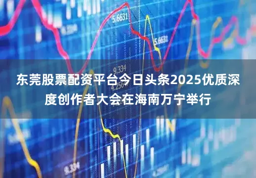 东莞股票配资平台今日头条2025优质深度创作者大会在海南万宁举行