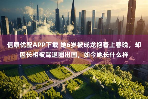 信康优配APP下载 她6岁被成龙抱着上春晚，却因长相被骂退圈出国，如今她长什么样